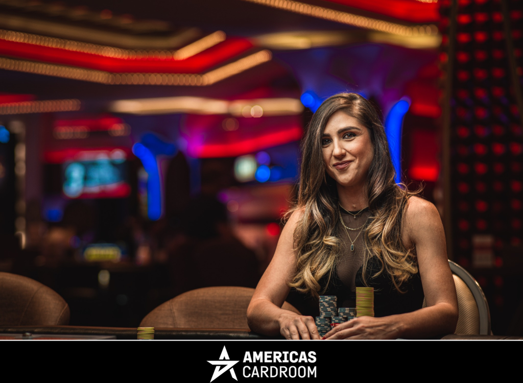 Ana Marquez in the Casino ana marquez americas cardroom